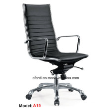 Moderno ejecutivo de oficina de metal giratorio ocio silla de cuero (RFT-A15)